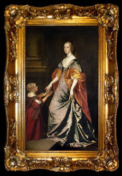 framed  Dyck, Anthony van Mary Stewart, ta009-2